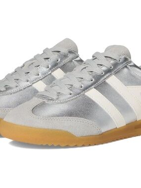 GOLA Silver Metallic Sneakers